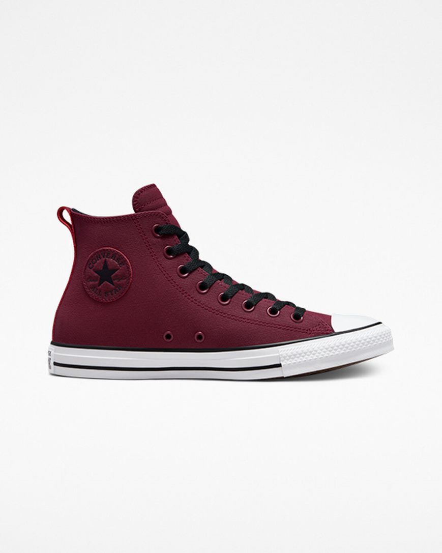 Tenisi Inalti Dama Converse Chuck Taylor All Star TecTuff Rosii Inchis Albi Negrii | RO FAWIG896